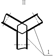 Finishing rolling method and device of oblique axial rolling cored steel