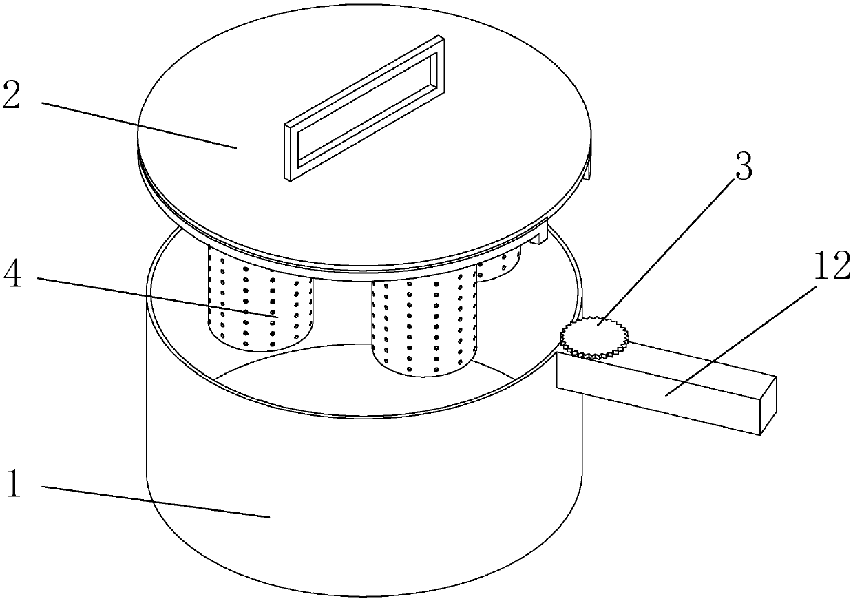 Deep frying pan preventing adhesion of food