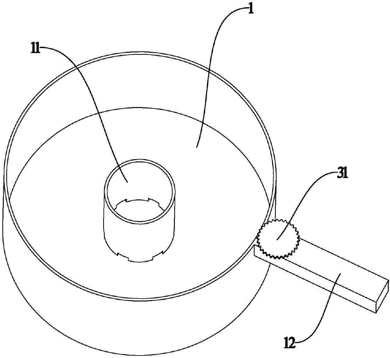 Deep frying pan preventing adhesion of food