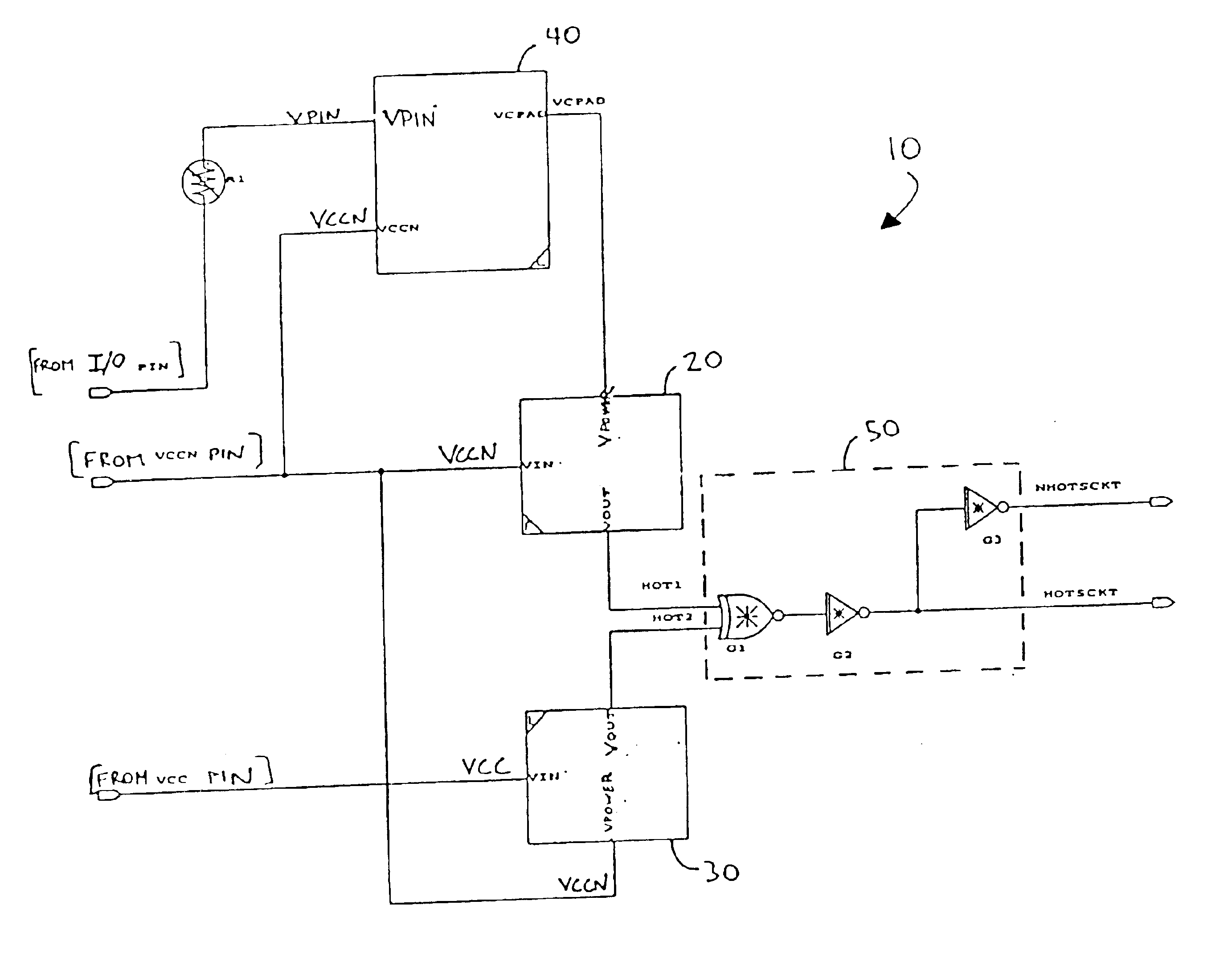 Supply voltage detection circuit