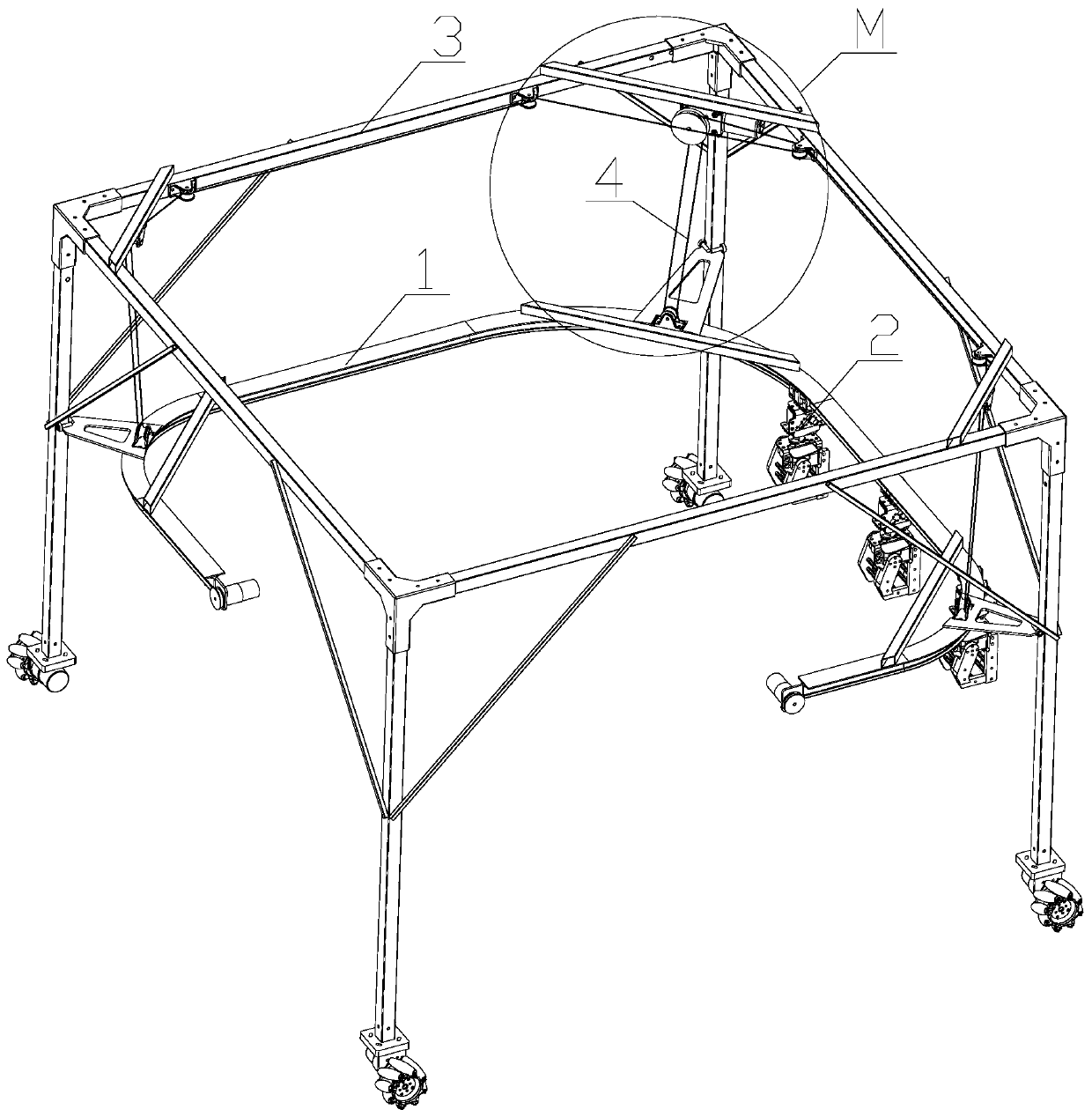 Suspension type transportation crane