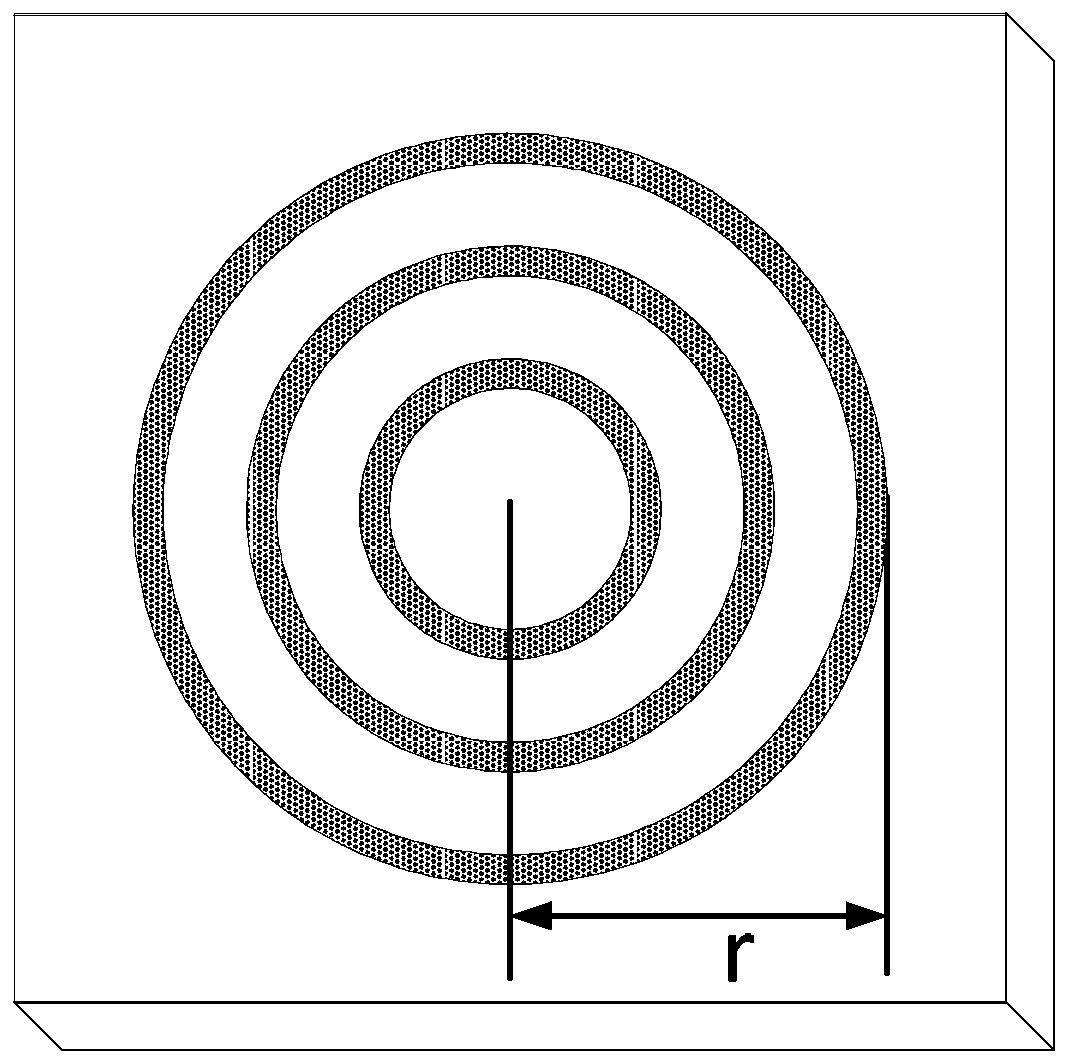 Single-frequency high-gain hybrid array-element plane reflection array antenna