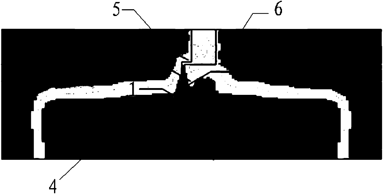 Multi-maze type fuel transfer channel shielding structure