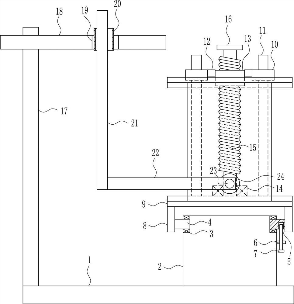 Surface polishing equipment for iron plate for mechanical parts processing