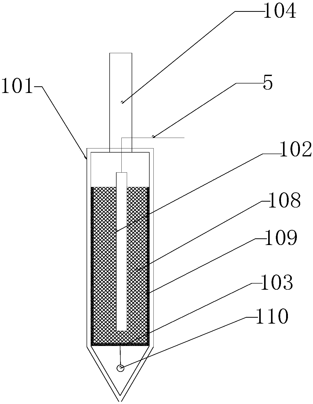 In-situ thermal treatment, gas phase extraction and permeable reaction wall combined device for remediating organic polluted soil