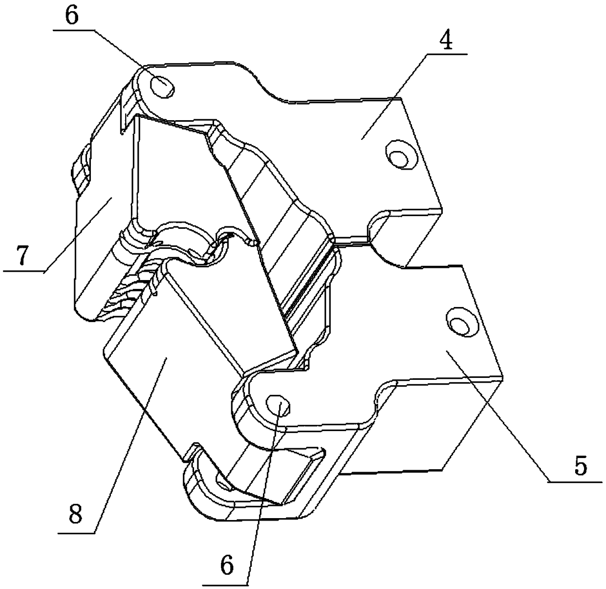 Mother liquor bag clamping universal clamp