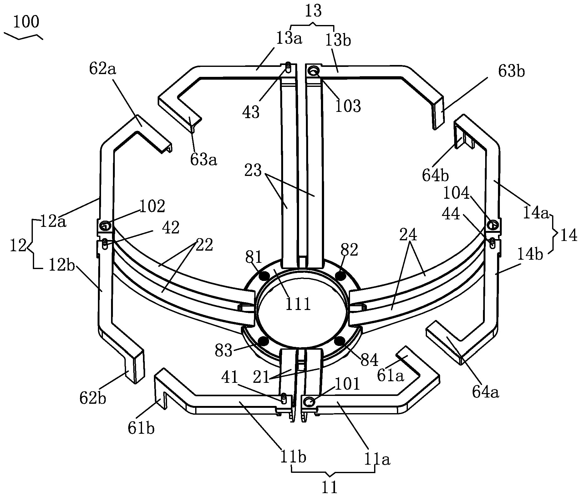 Wideband dual-polarized radiation element and antenna of same