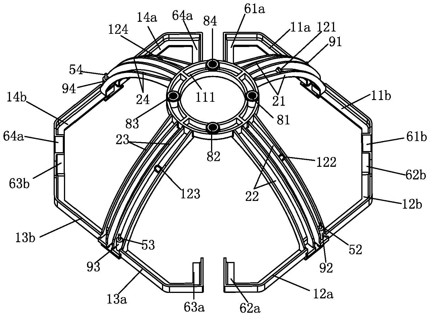 Wideband dual-polarized radiation element and antenna of same