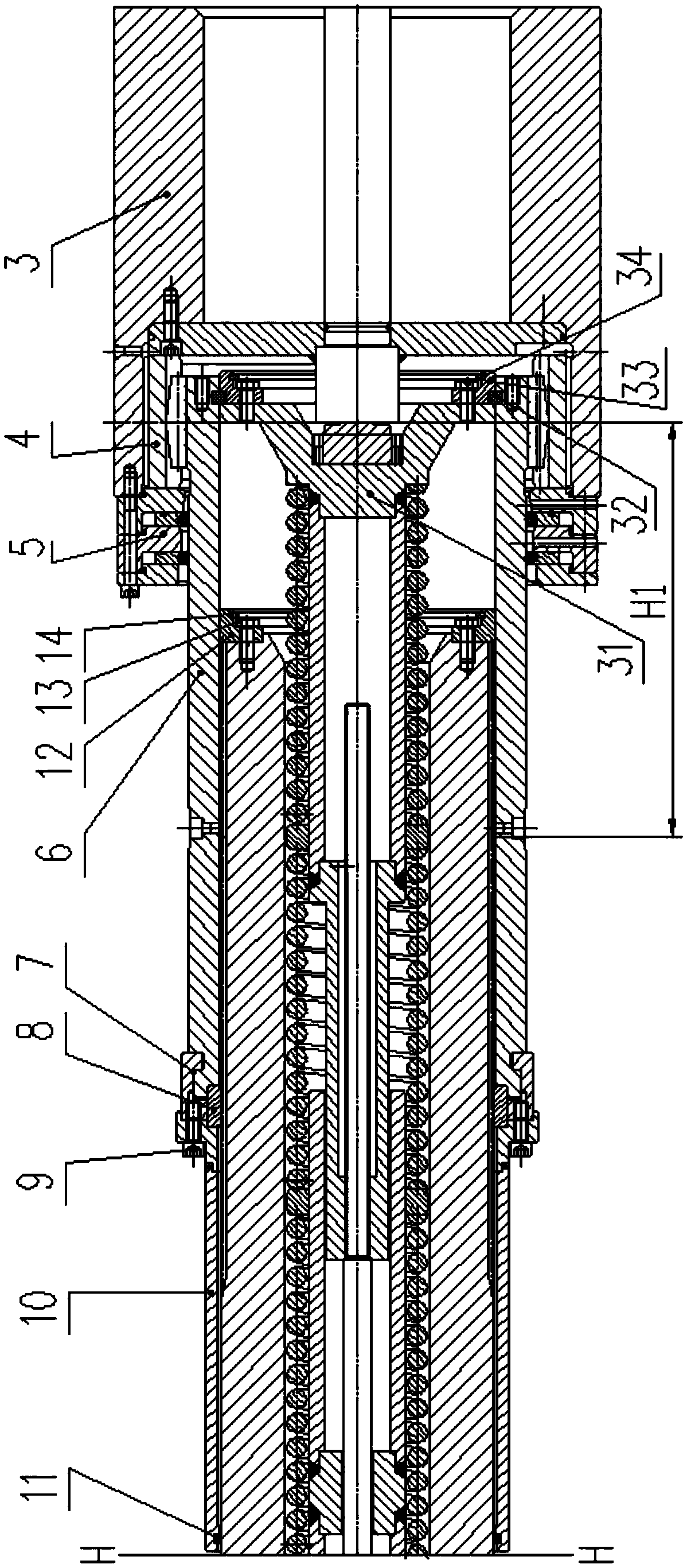 Drum gear coupling for ESP finishing mill