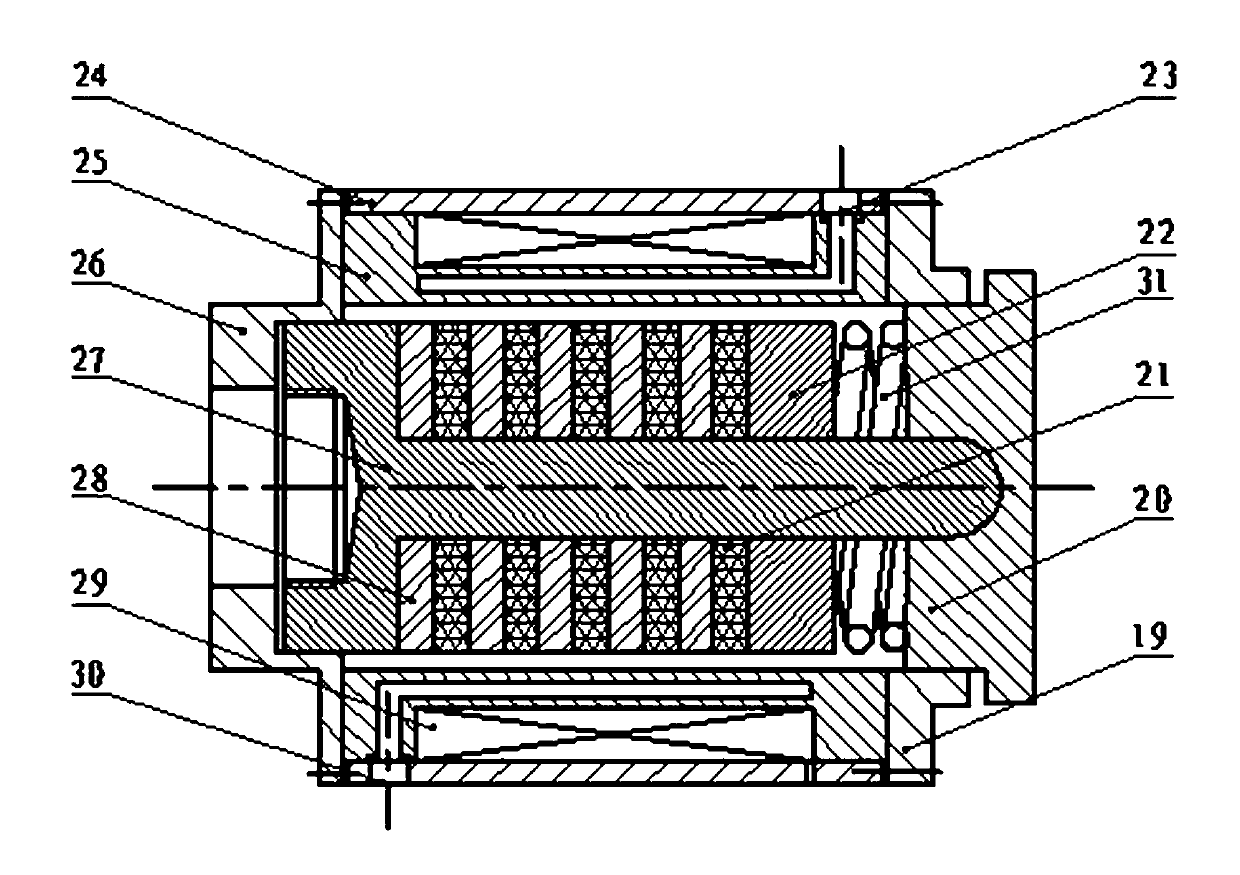 Ultrasound magnetic force composite efficient finishing process device