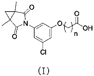 Procymidone hapten and synthetic method and application thereof