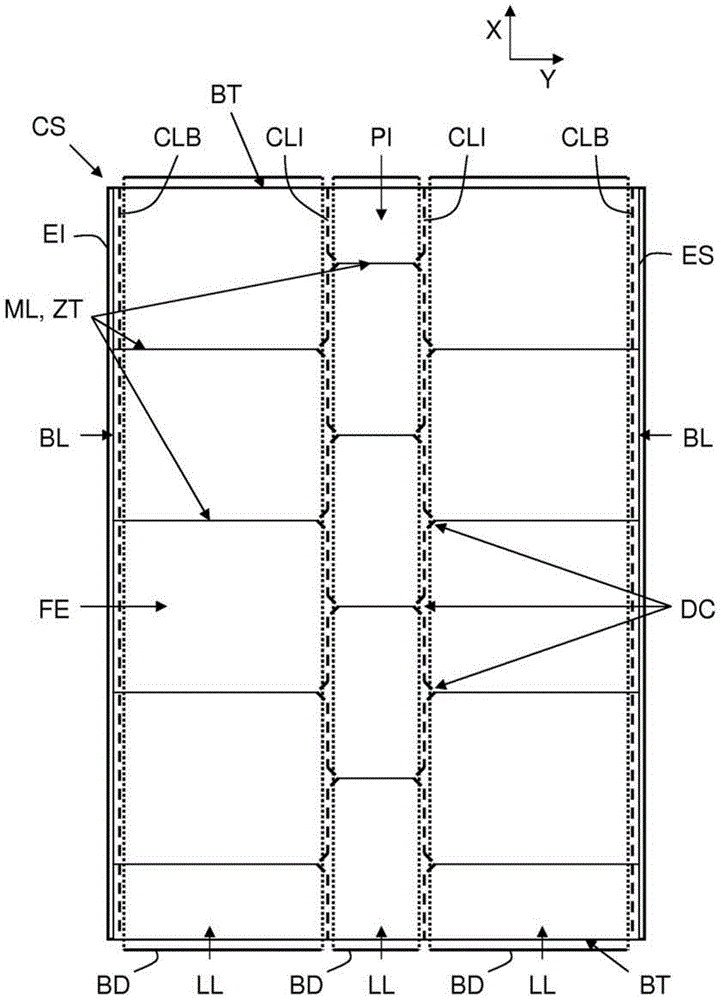 Method for producing seat composite part with 3D effect and related seat