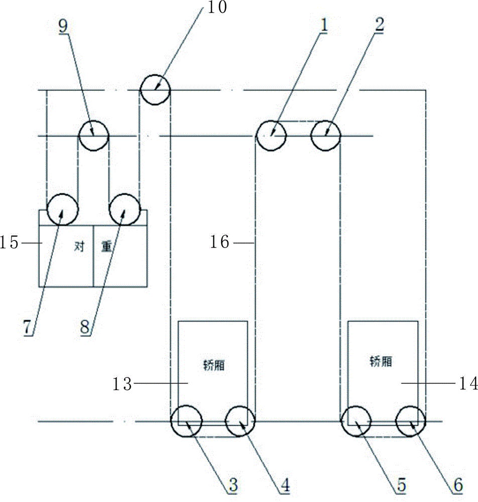 Large-tonnage cargo lift without machine room