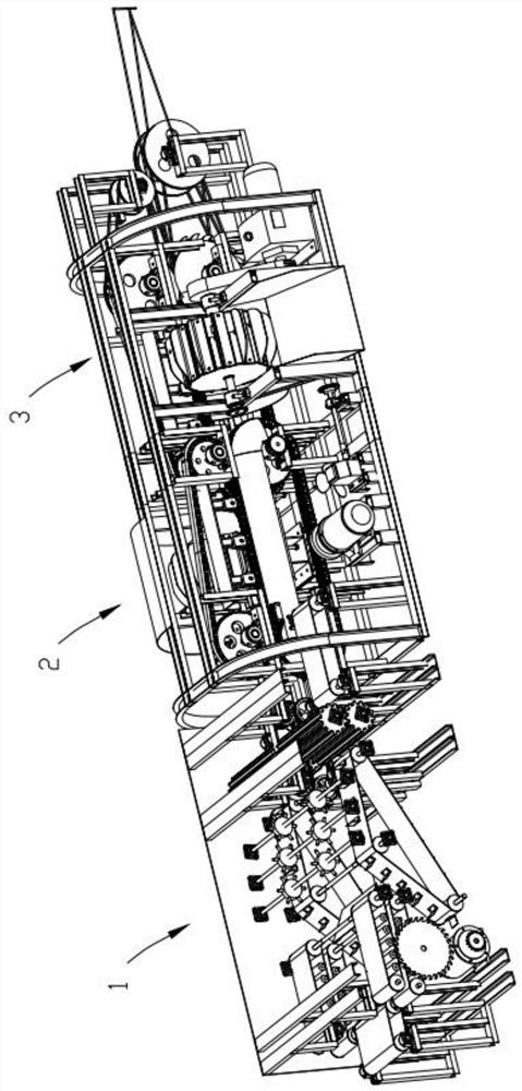 A fully automatic ramie two-way peeling machine