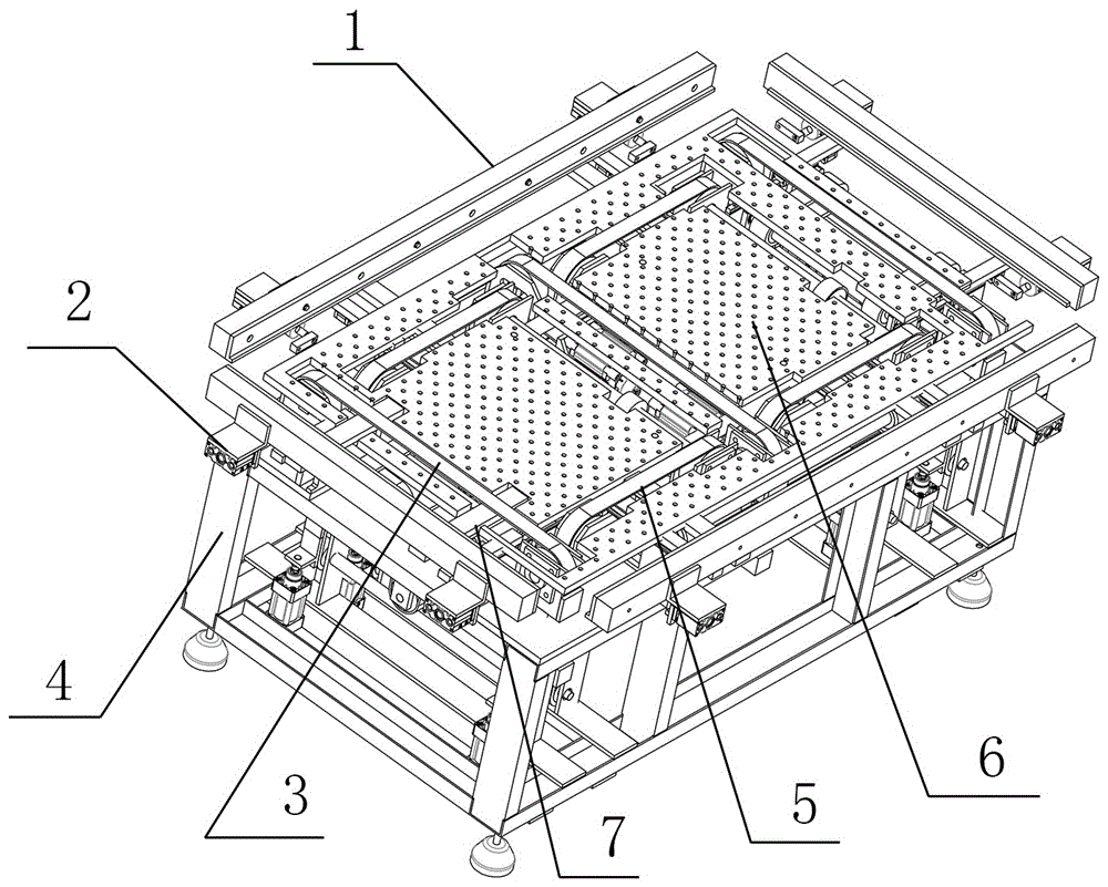 Thermal insulation photovoltaic module air floatation location group frame device