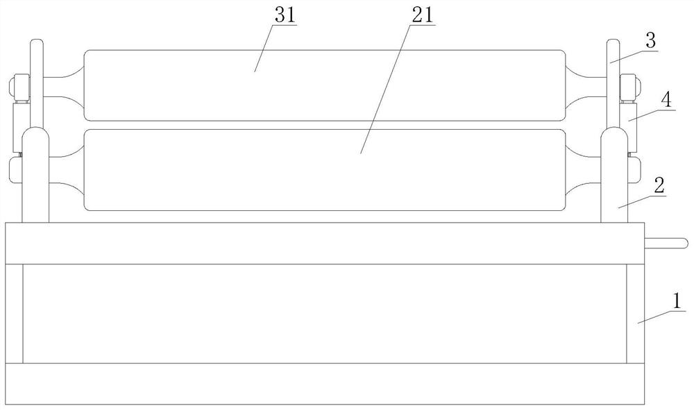 Embossing machine and method for white mat production