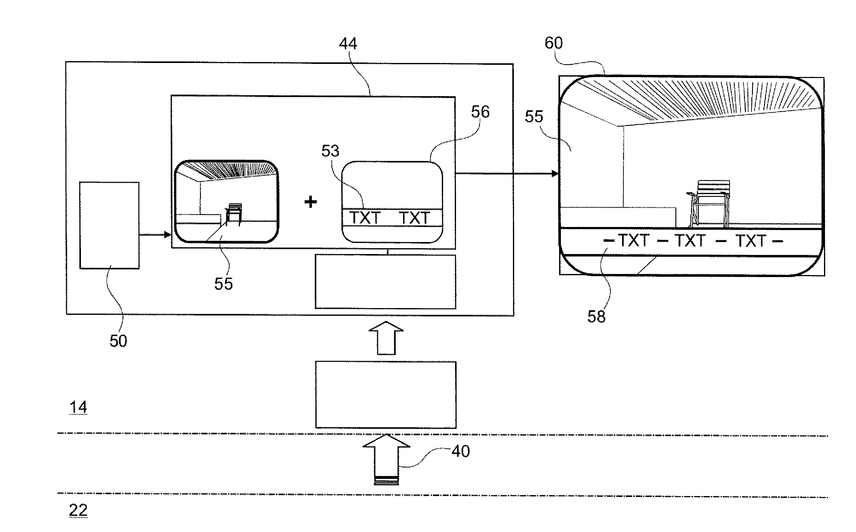 Information transmission to an aircraft