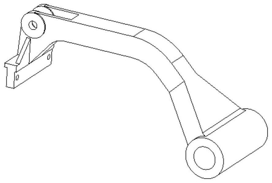 Roll paper folding mechanism chopper arm damage analysis and structure optimization method