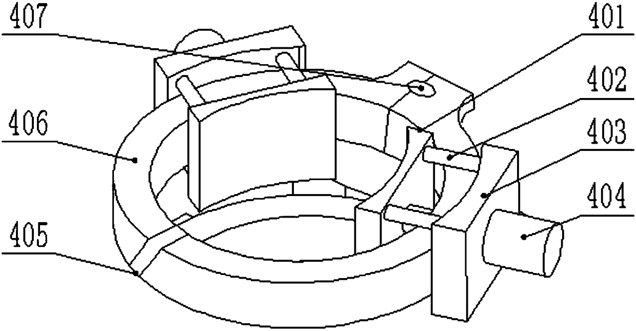 Automatic spraying device for trees