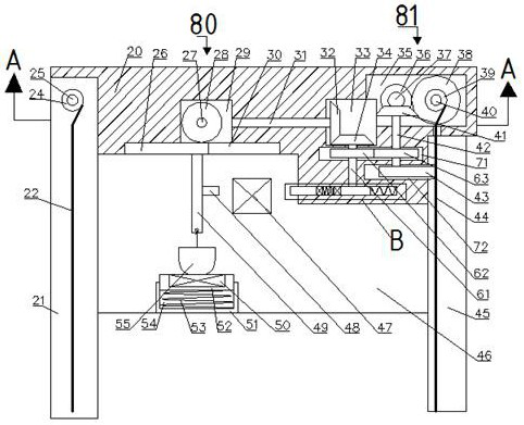 A device for automatic opening when payment is completed