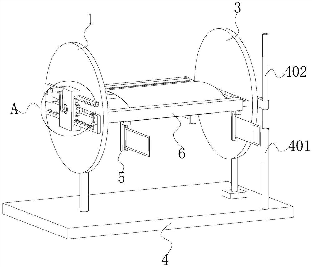 Special examination device for livestock veterinarian