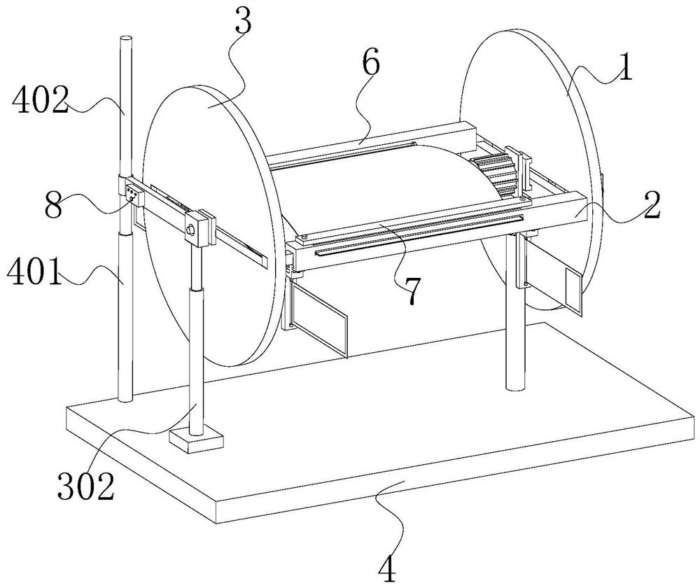 Special examination device for livestock veterinarian