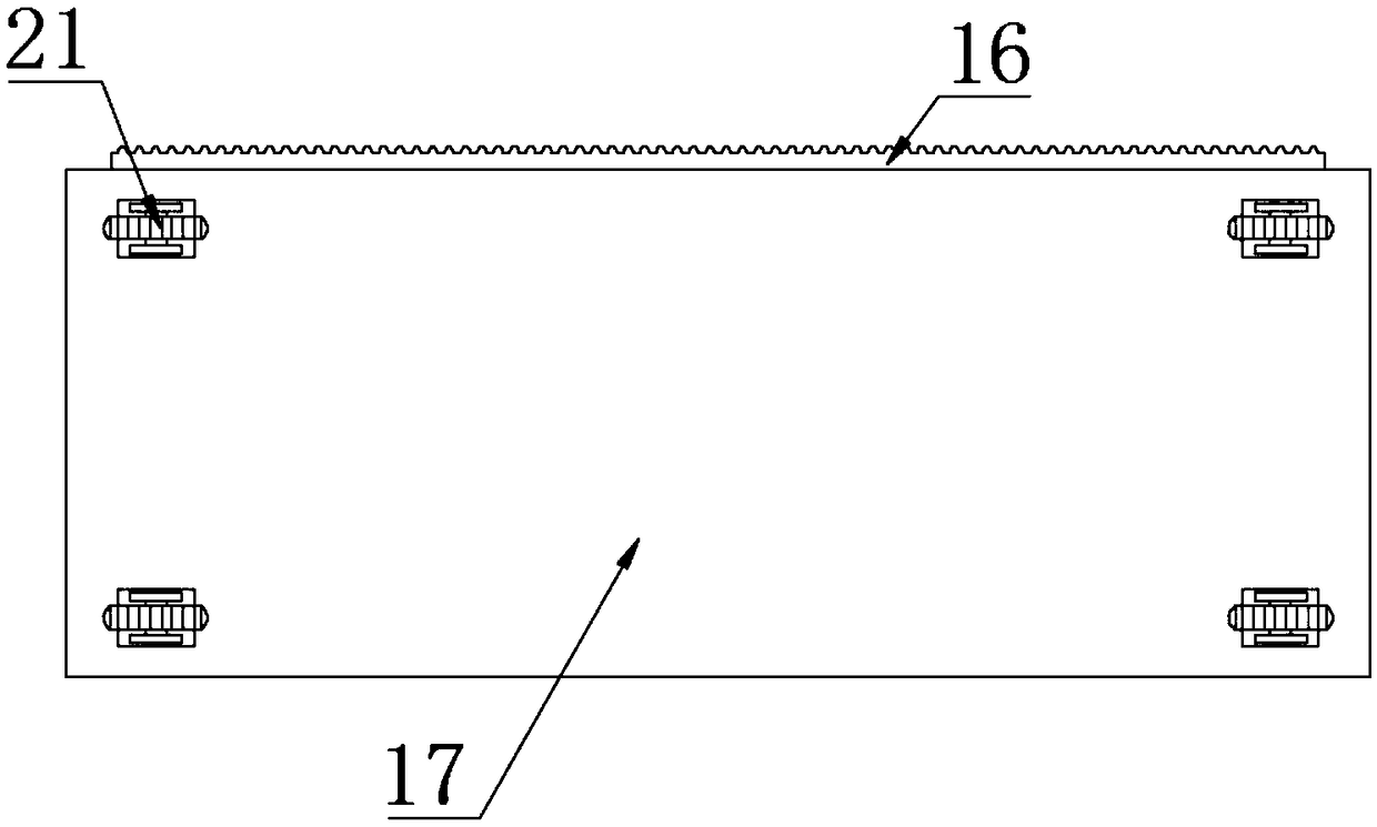 Destructive detection device for strength of building sample block