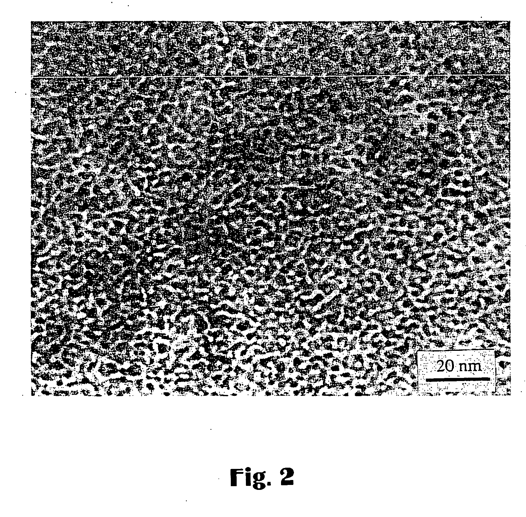 Mesoporous material with active metals