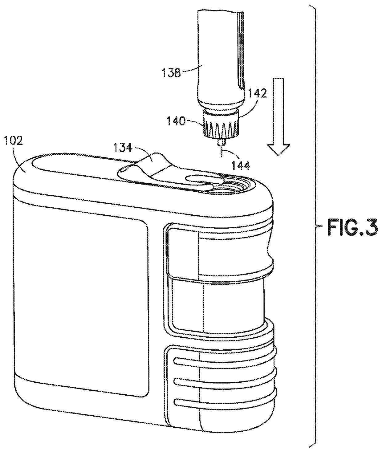 Induction heating circuit for medical sharps removal device