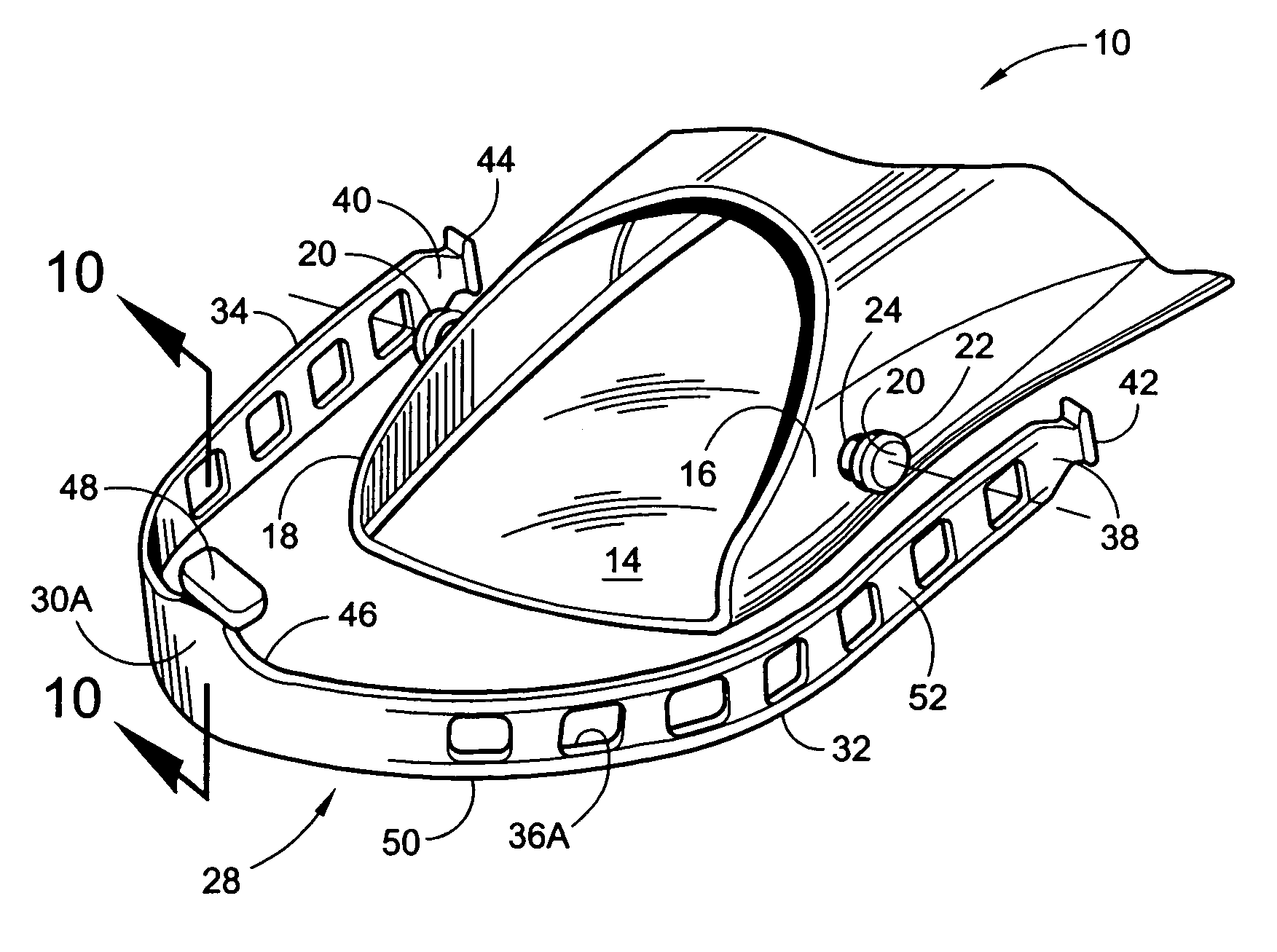 Universal open-heel dive fin replacement heel strap