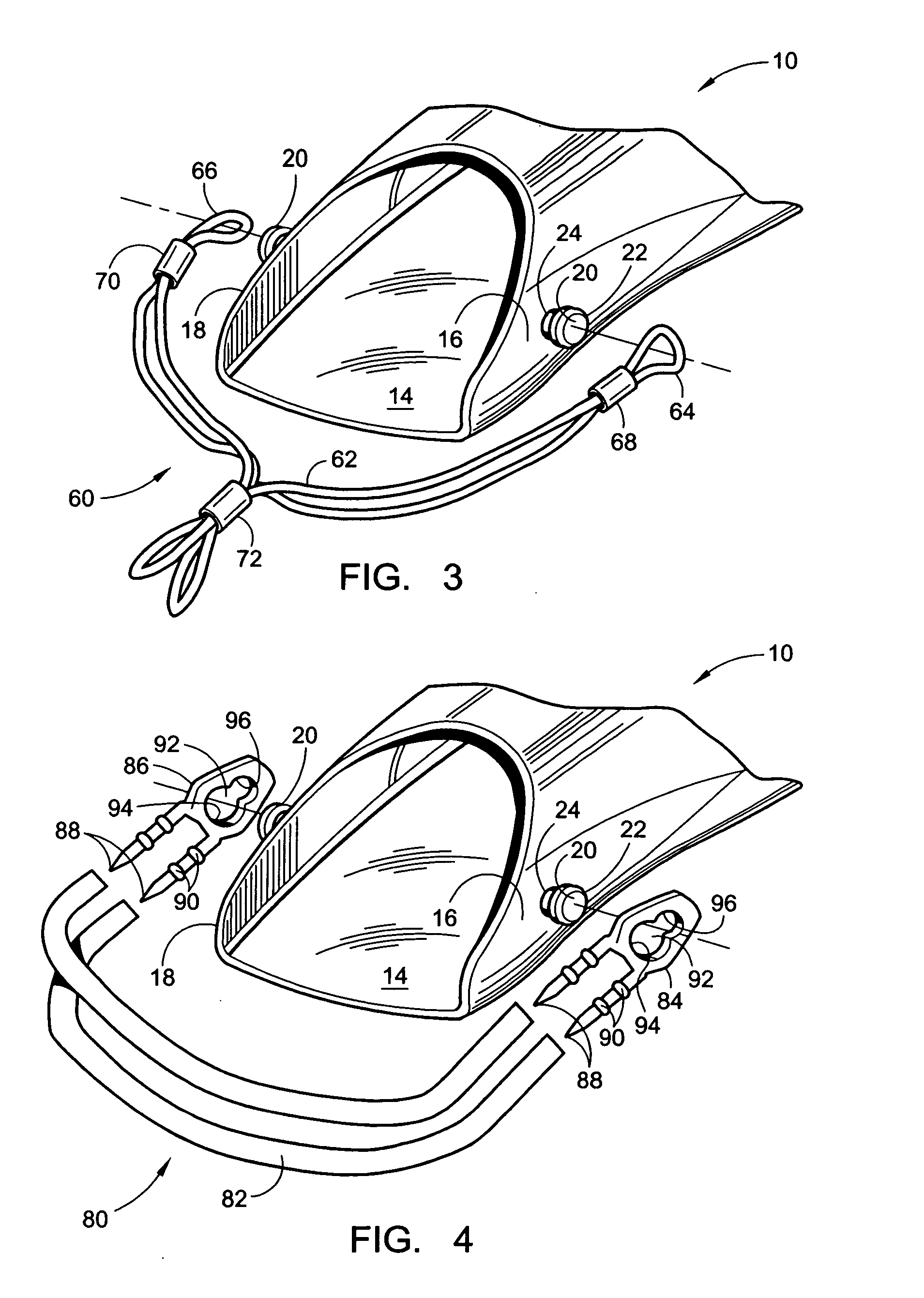 Universal open-heel dive fin replacement heel strap