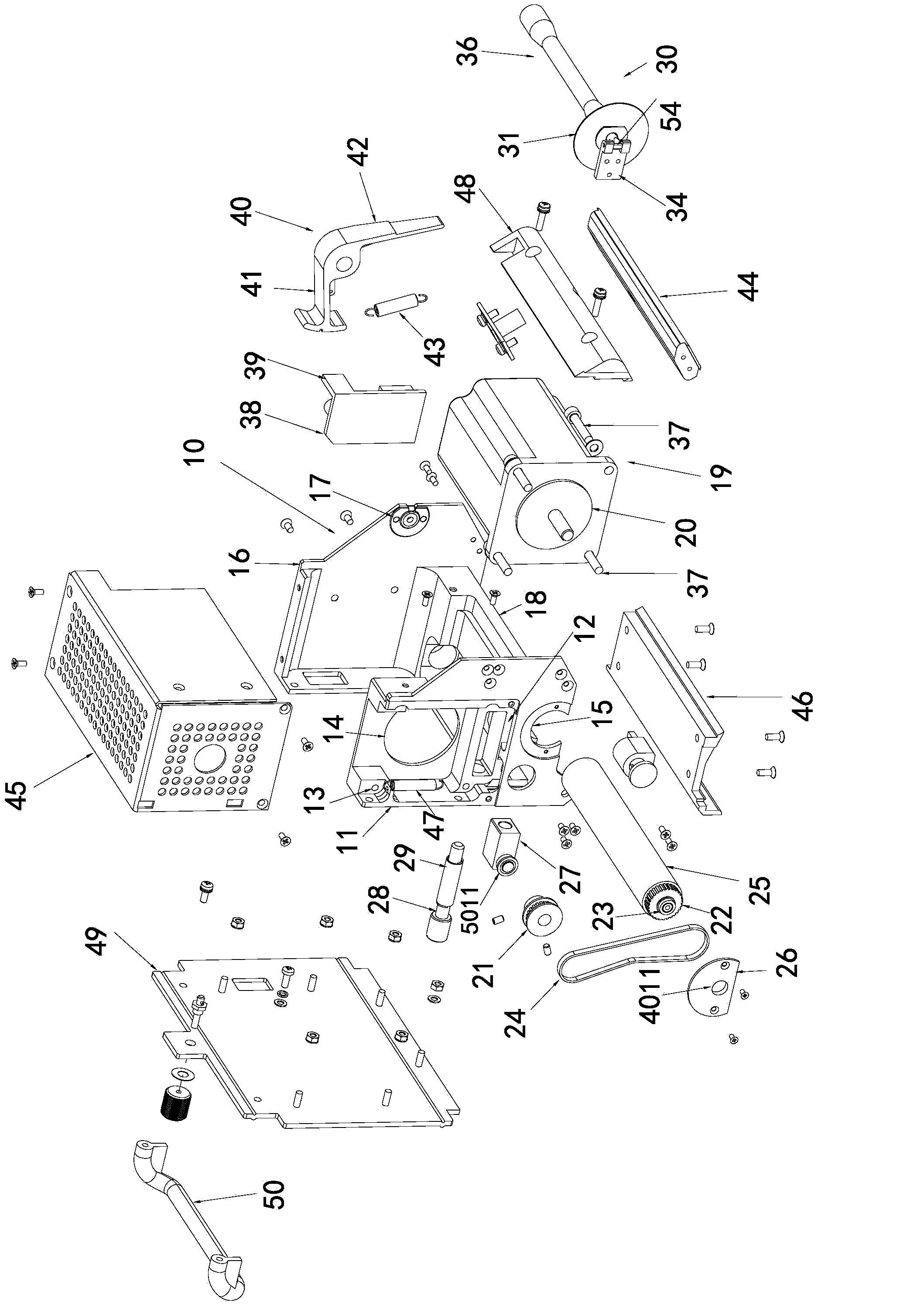 Base for printer, printer with base and data printer for airplane