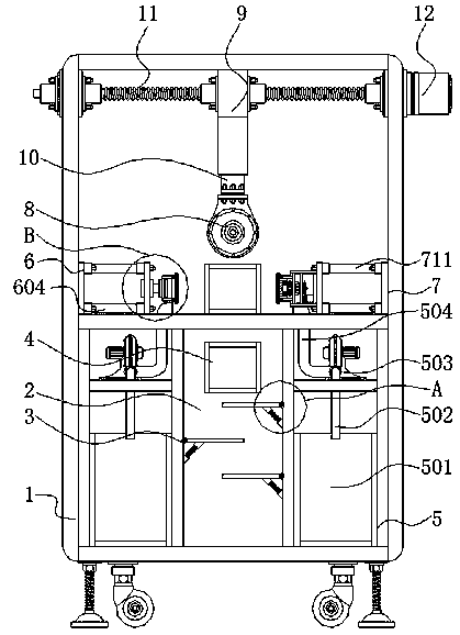 Grinding machine with clamping structure and convenient to adjust for bearing machining