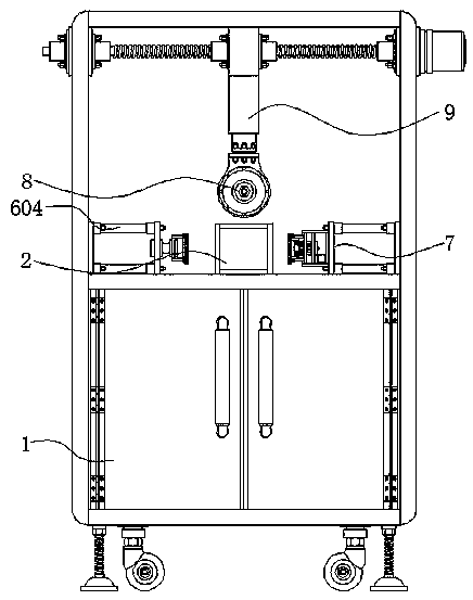 Grinding machine with clamping structure and convenient to adjust for bearing machining