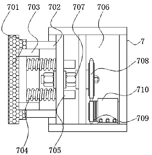 Grinding machine with clamping structure and convenient to adjust for bearing machining