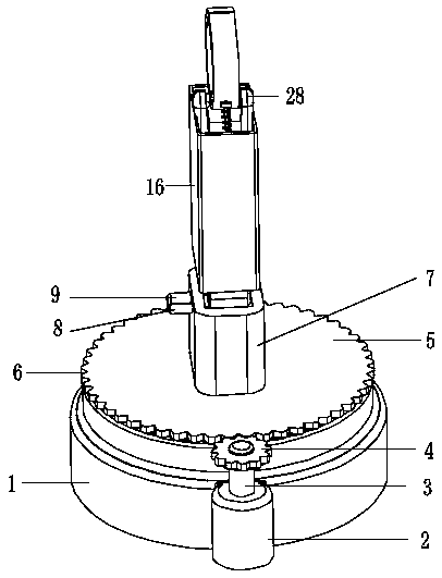 A charging gun clamping seat for a charging robot