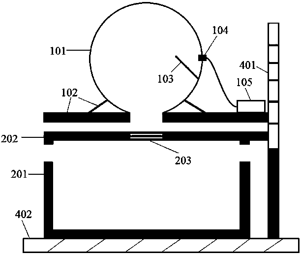 Online testing device for temperature property of liquid-crystal display device and use method