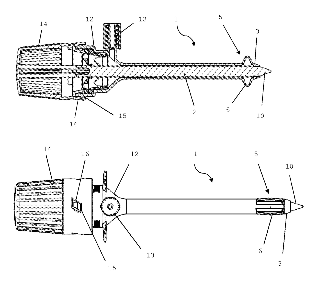 Trocar device and use thereof