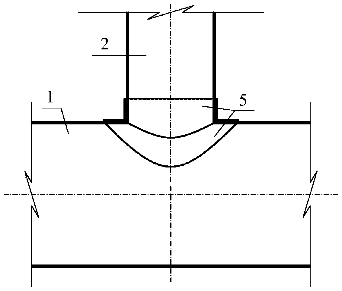 Improved welt bifurcated pipe calculation model