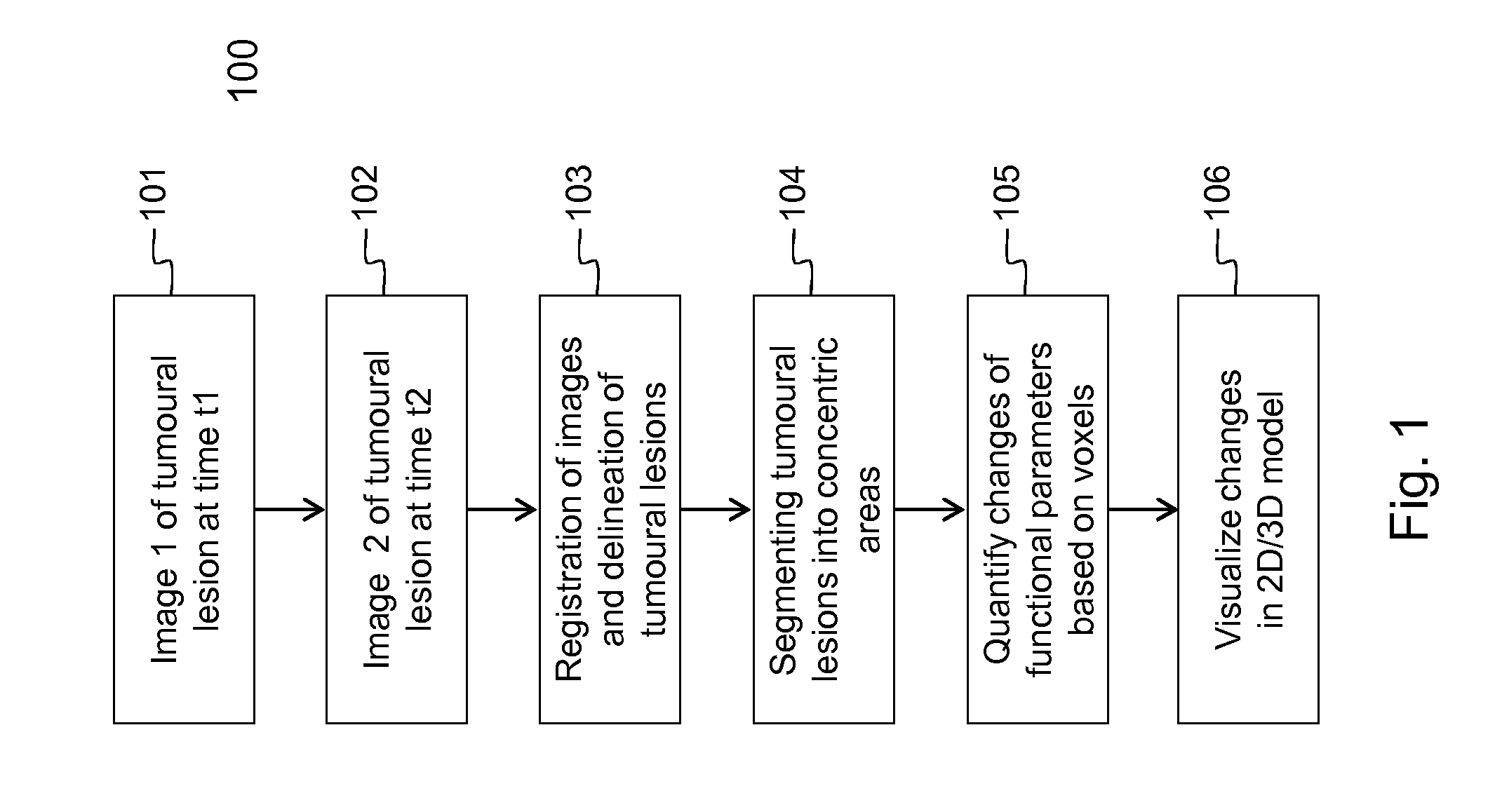 Method and device for evaluating evolution of tumoural lesions