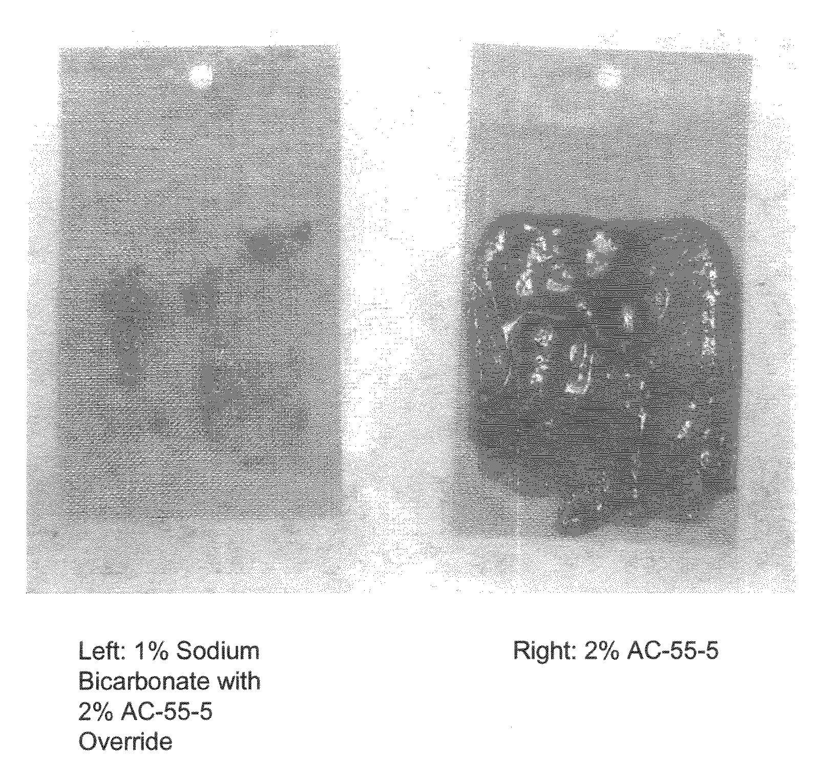 Bubble enhanced cleaning method and chemistry