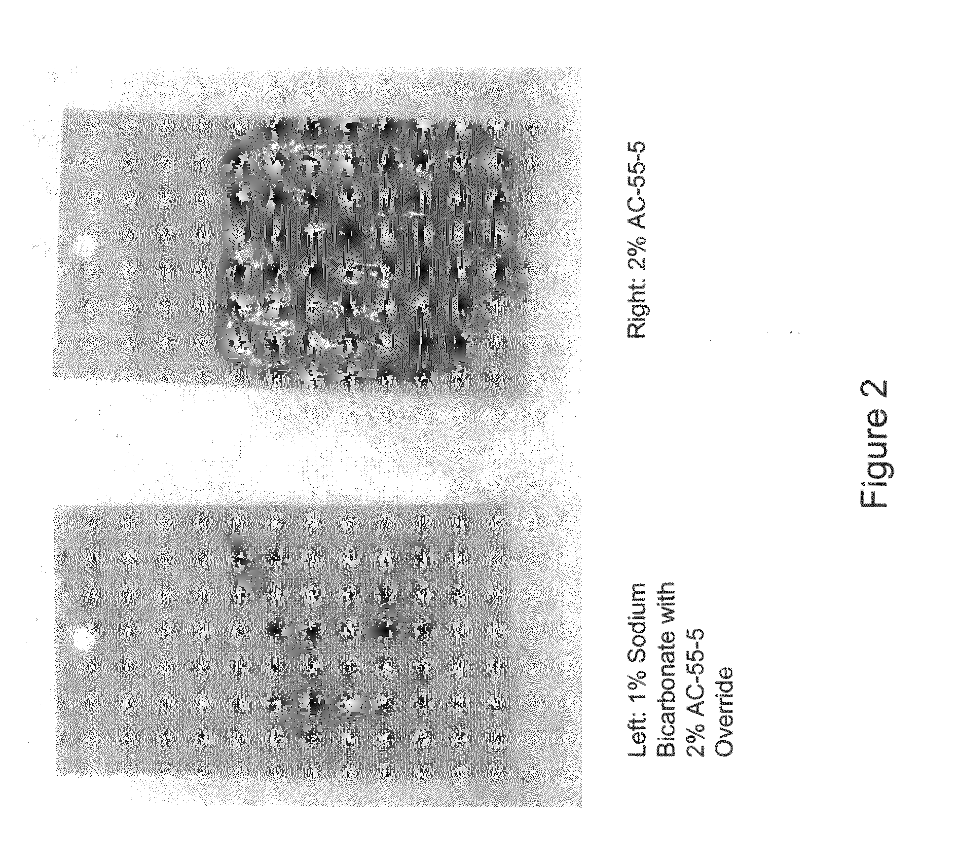 Bubble enhanced cleaning method and chemistry