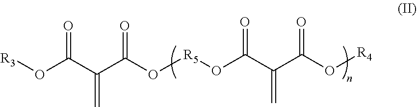 A composition comprising methylene malonate monomer and polymer, the preparation thereof and use of the same in underground constructions