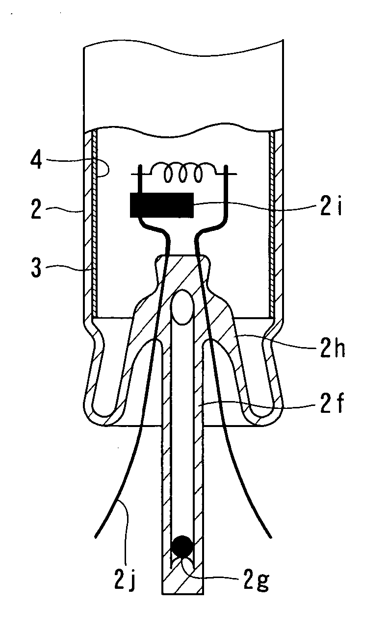 Fluorescent lamp and its manufacturing method, and illuminating apparatus