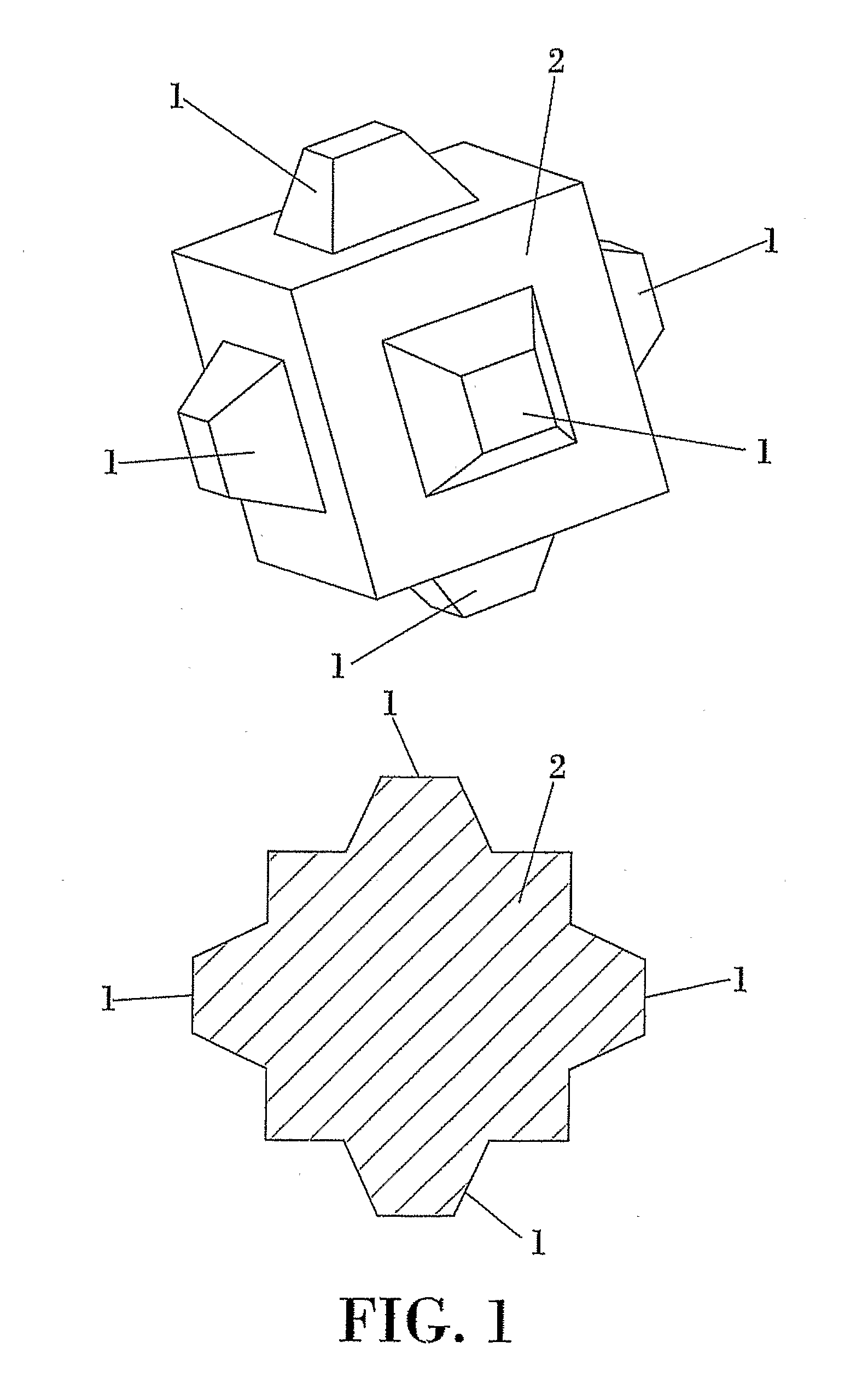 Element Used to Form Breakwaters