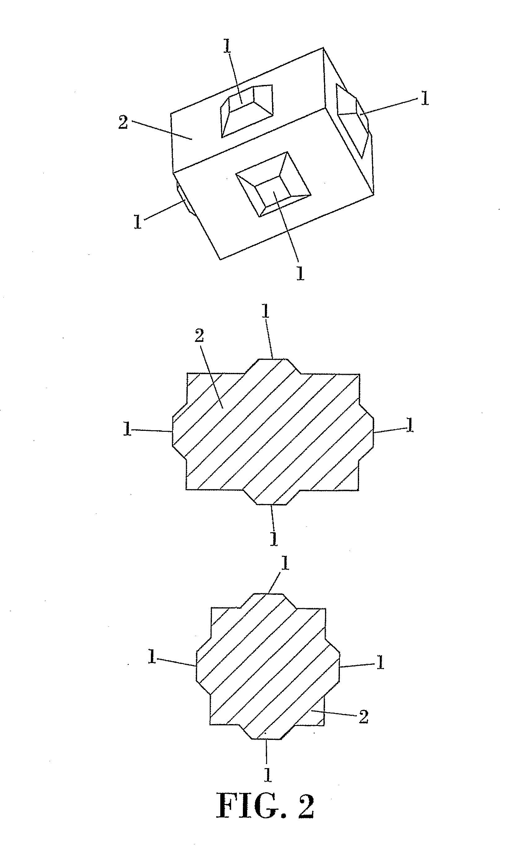 Element Used to Form Breakwaters