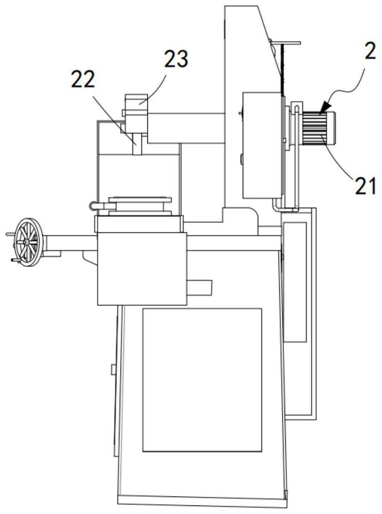 Automatic production device for numerical control lathe accessories