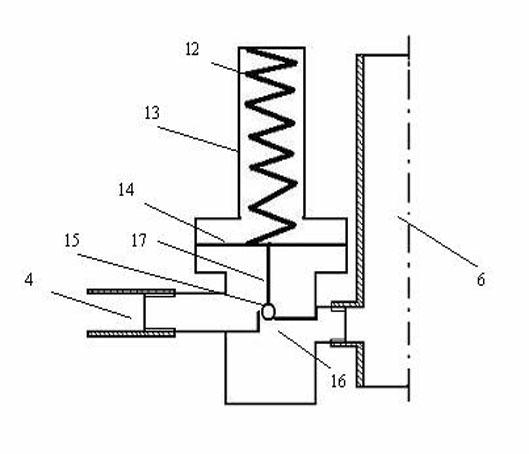 Sea bottom natural gas hydrate gas lift mining method and device