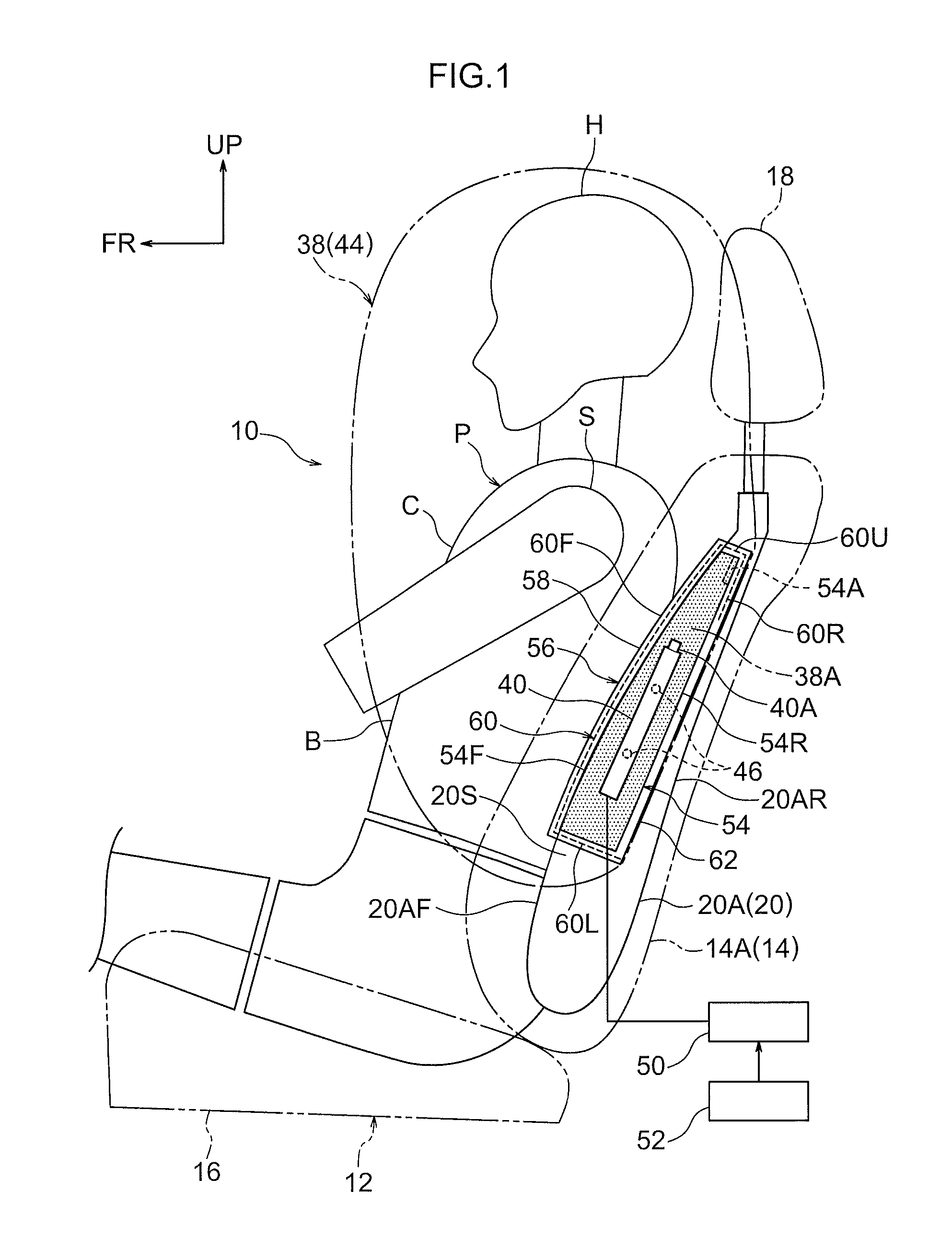 Vehicle far side airbag device