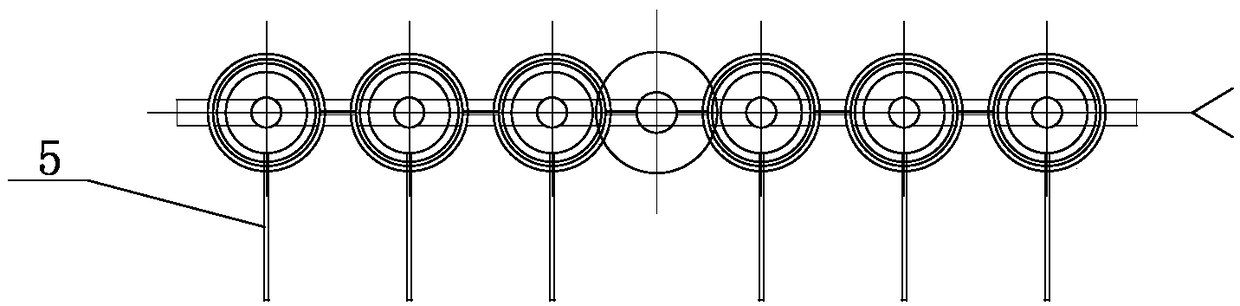 Casting production process and device for boron cast iron cylinder liner